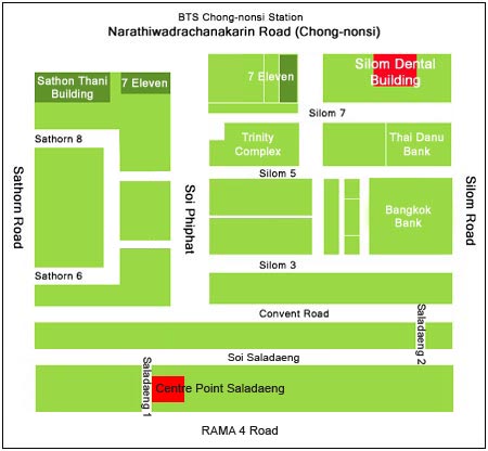 Silom Serene Hotel : Map