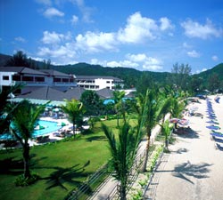 Panorama view of of Kamala Beach Hotel