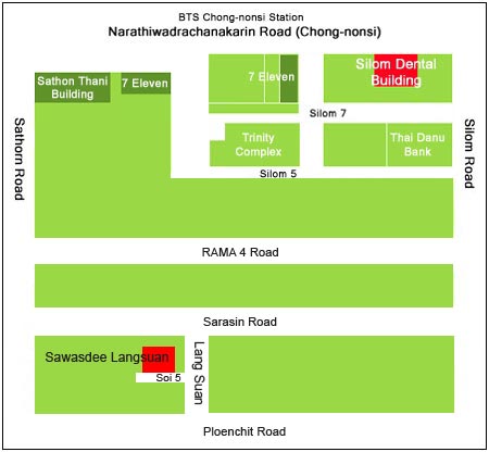 Sawasdee Langsuan Inn : Map