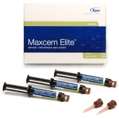 maxcem elite self-etch, self-adhesive resin cement