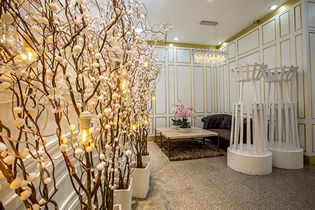 dental clinic lobby and reception