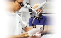 root canal treatment with dental microscopes in dental clinic bangkok thailand